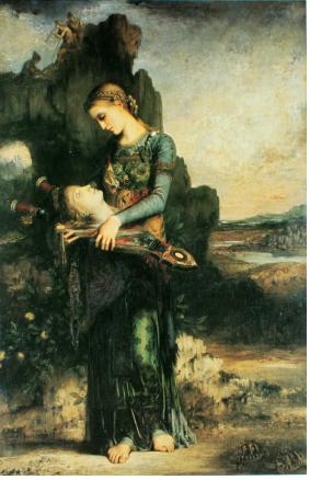 모로의 작품 '오르페우스' (1864)