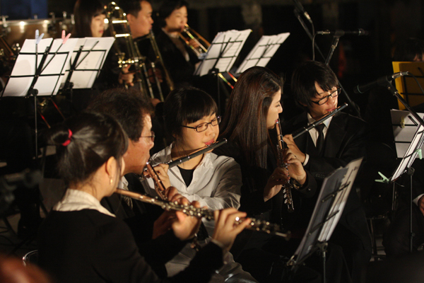 2009년 11월 5일 대덕 구민과 함께 하는 가을밤 별빛 음악회 장면,정지석 제공사진